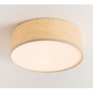 Lampa sufitowa z lnu Dumora – Korytarz i salon T001