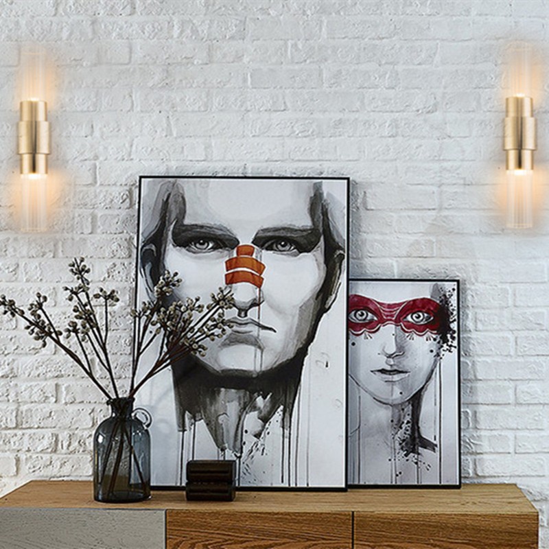 Applique murale classique en verre VILLEA