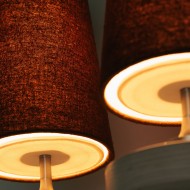 Kinkiet ścienny Chrona Rho Fabric Sculpt – artystyczny, współczesny styl T122