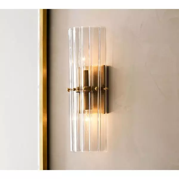 Kinkiet Lumora Crystal – eleganckie oświetlenie do przedpokoju i sypialni T140