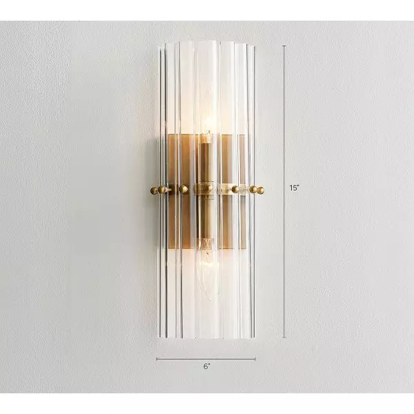 Kinkiet Lumora Crystal – eleganckie oświetlenie do przedpokoju i sypialni T140