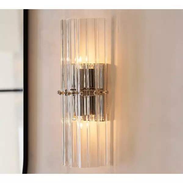 Kinkiet Lumora Crystal – eleganckie oświetlenie do przedpokoju i sypialni T140