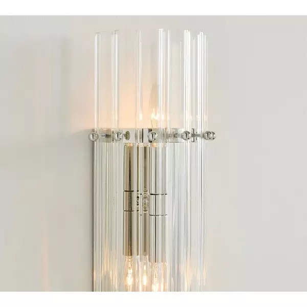 Kinkiet Lumora Crystal – eleganckie oświetlenie do przedpokoju i sypialni T140