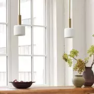 Nowoczesna Lampa Wisząca Iworyowa – Organiczny Design do Salonu i Jadalni T164