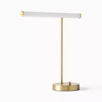 Lampada da tavolo moderna a LED USB Voro - Elegante illuminazione in metallo per scrivania e comodino T170