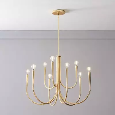 Lampadario Borvia Swoop Arm - Moderno di ispirazione vintage, perfetto per la casa T182