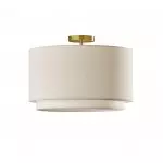 Jelvane Minimalistyczna lampa sufitowa z bęben kloszem T078