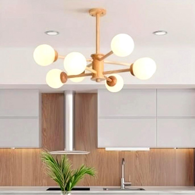 Lámpara molecular de madera LIGN