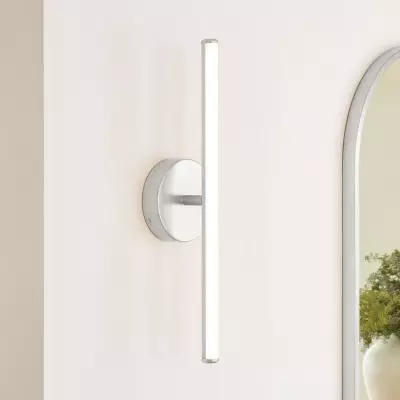 Applique da parete a LED moderna Voro - Apparecchio di illuminazione in metallo per bagno e corridoio T131