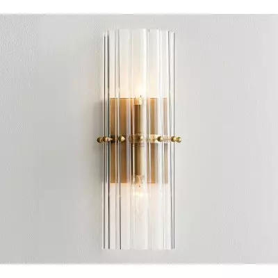 Lumora kristallvägglampa – Elegant belysning för hall och sovrum T140