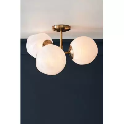 Pawrior Ball Indbygget - Moderne Glasloftslampe T196