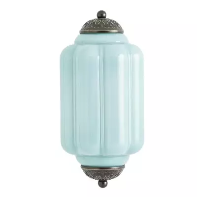 Eloise Lang Græskar Retro Glas Indbygget Væglampe G52