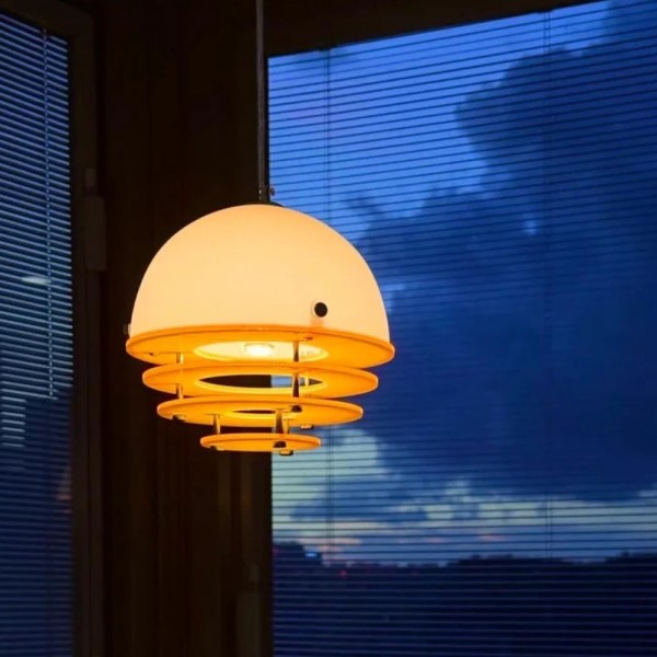 Bauhaus Sunset Ambient Pendant Lamp - Glass Acrylic Pendant Lamp S192