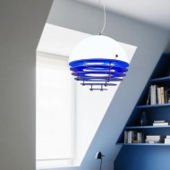 Bauhaus Sunset Ambient Pendant Lamp - Glass Acrylic Pendant Lamp S192