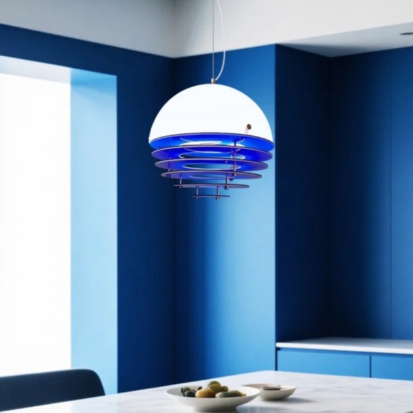 Bauhaus Sunset Ambient Pendant Lamp - Glass Acrylic Pendant Lamp S192