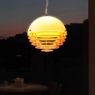 Bauhaus Sunset Ambient Pendant Lamp - Glass Acrylic Pendant Lamp S192