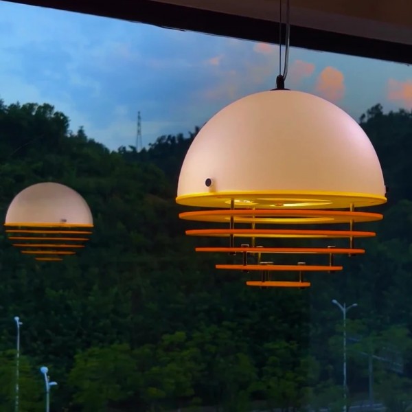 Bauhaus Sunset Ambient Pendant Lamp - Glass Acrylic Pendant Lamp S192