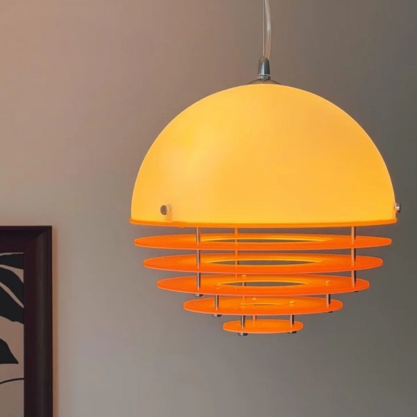 Bauhaus Sunset Ambient Pendant Lamp - Glass Acrylic Pendant Lamp S192
