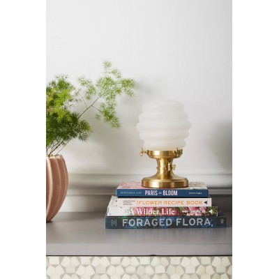 Capigia Dekorativ Bordlampe - Glas og Metal Dekorativ Belysning T055