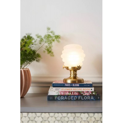 Capigia Dekorativ Bordlampe - Glas og Metal Dekorativ Belysning T055