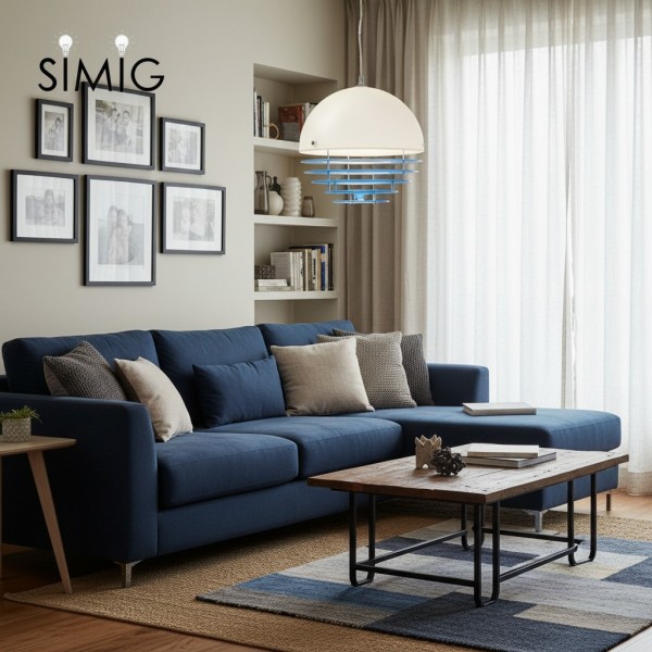 Bauhaus Sunset Ambient Pendant Lamp - Glass Acrylic Pendant Lamp S192