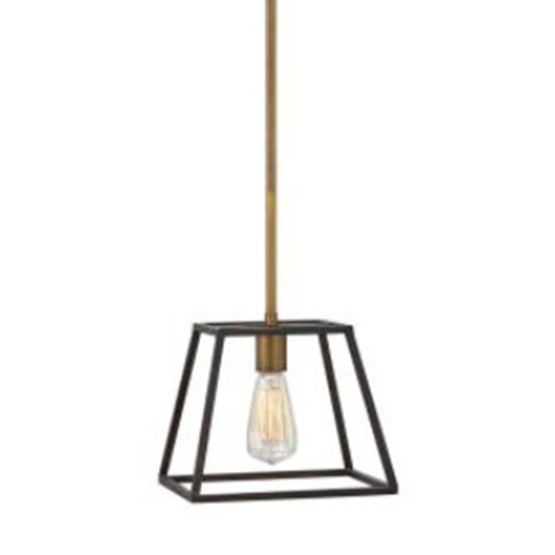 Trapezförmige Käfig-Pendelleuchte