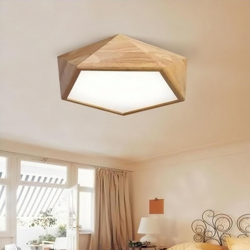 Lucent Octagon Jewel Led Ceiling Lamp, Octagon Ceiling Light Fixture