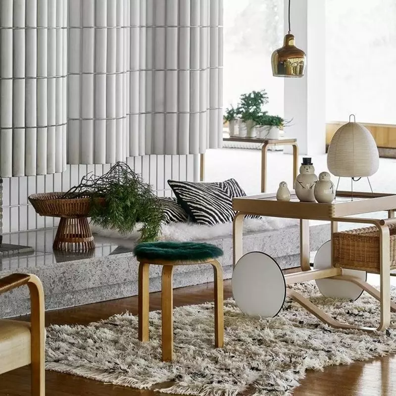 Lampe de table en papier sculptures lumineuses japonaises Akari S02