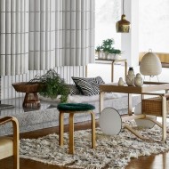 Lampe de table en papier sculptures lumineuses japonaises Akari S02