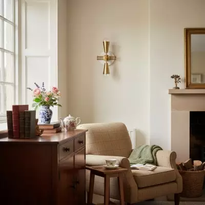 Applique Art Déco Pyralis Cone en laiton - Applique murale industrielle T305