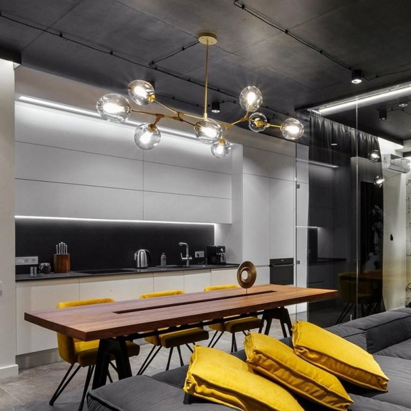 LUXUS Współczesna Lampa Żyrandol