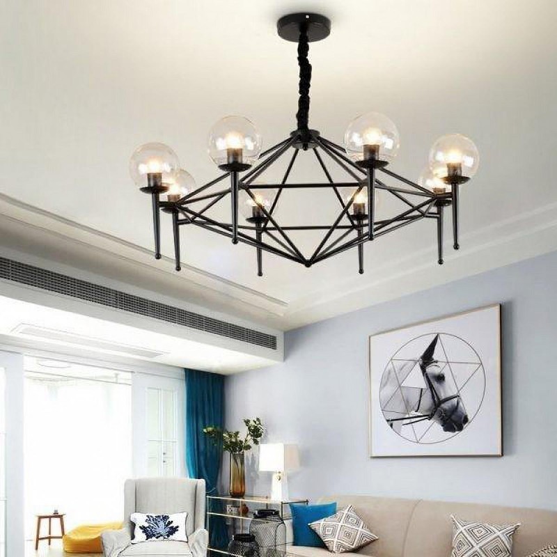 Lampadario magico a forma di palla di fagioli