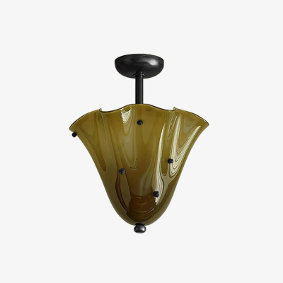 Bellina Dekorativ Glasloftlampe - Moderne Skulpturel Indbygning T282