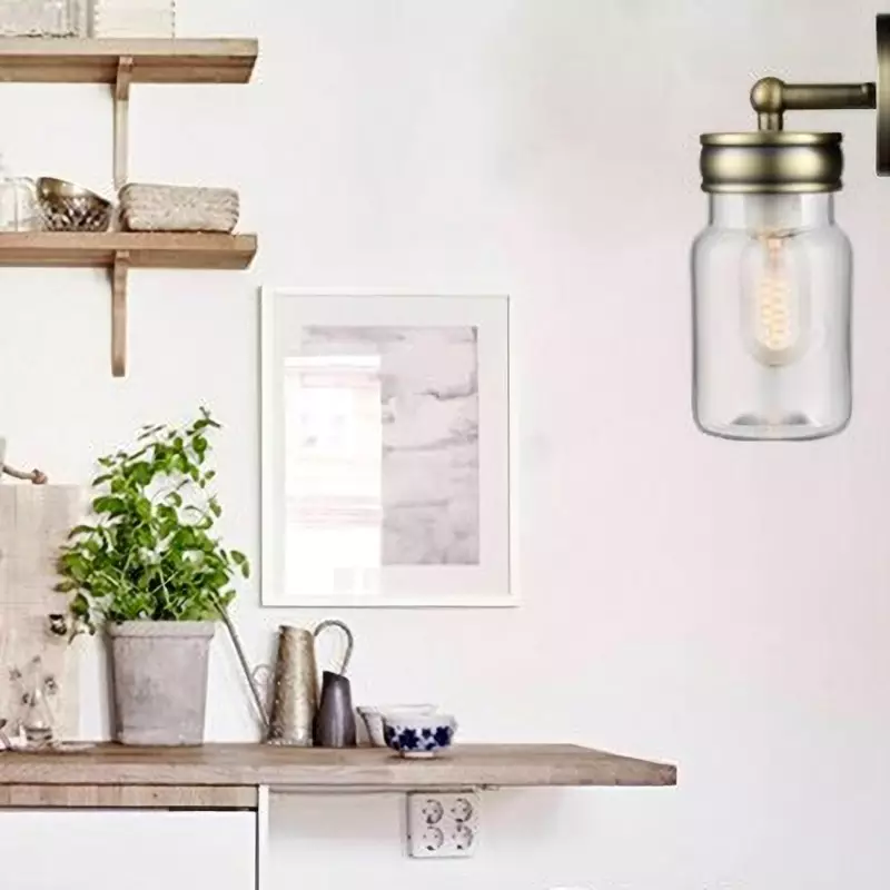 Lampada da parete in vetro MASON