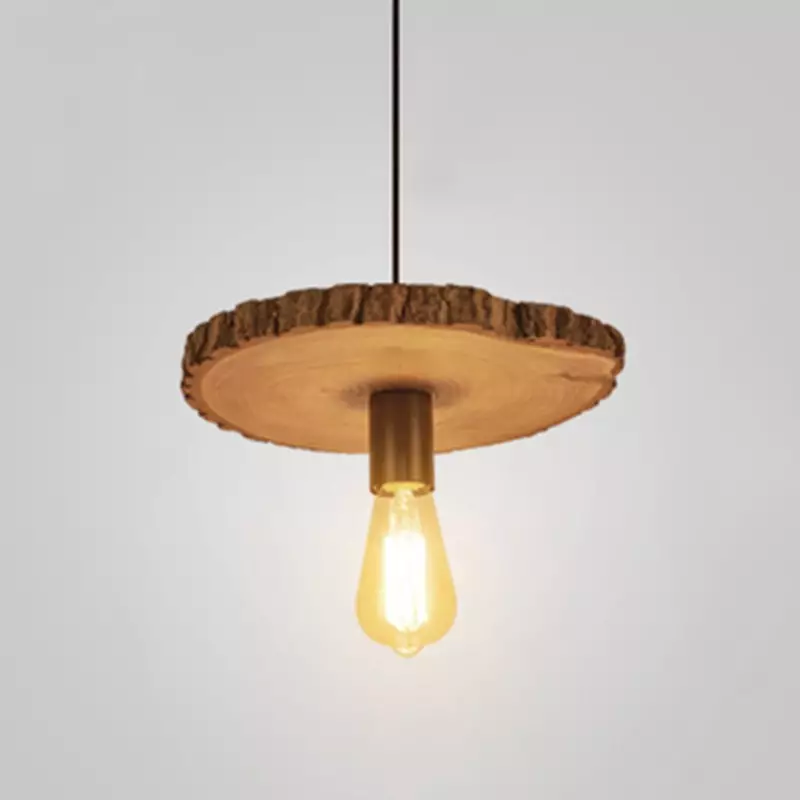 Annulus Wooden Pendant Light