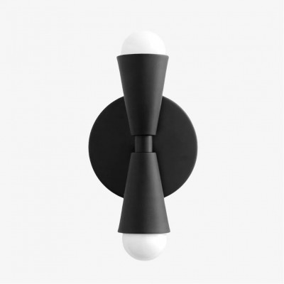 Pyralis Cone Linear Statement Wandleuchte – Moderne Zwei-Licht-Befestigung T334