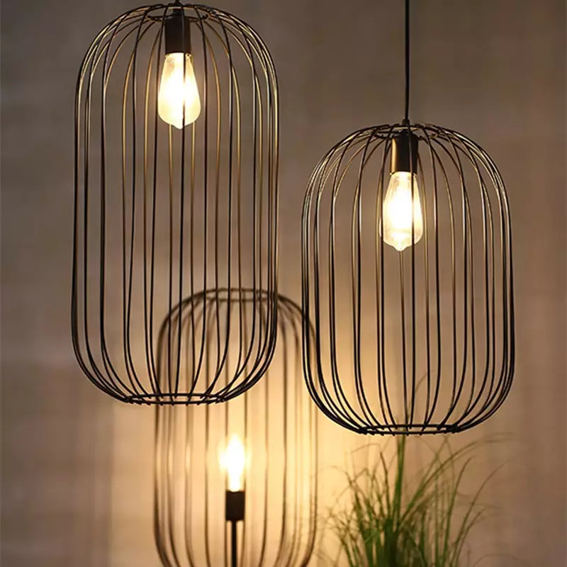 Stripe Cage Pendel Light