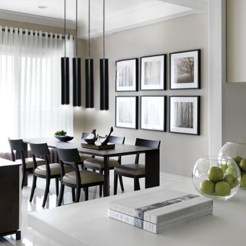 Moderne rørformet pendellampe