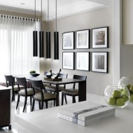 Moderne rørformet pendellampe