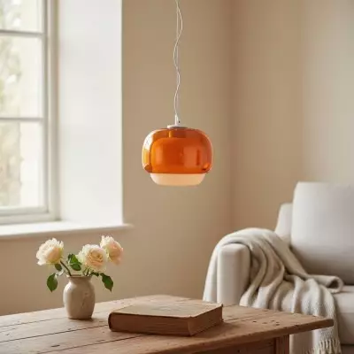 Lampa wisząca Clinco Modern Mushroom – kolorowa szklana lampa wisząca T418