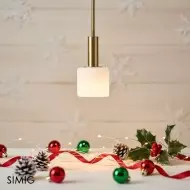 Nowoczesna Lampa Wisząca Iworyowa – Organiczny Design do Salonu i Jadalni T164