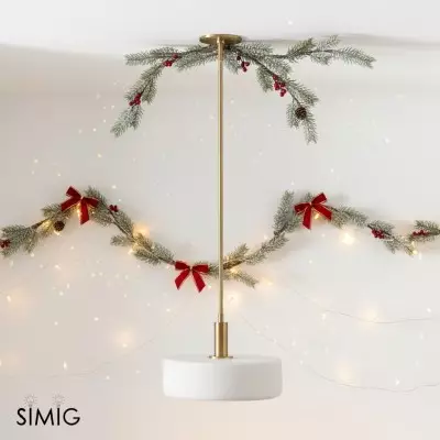 Cerova Modern Elfenbensfärgad Pendellampa – Minimalistisk Organisk Design för Matrum T164