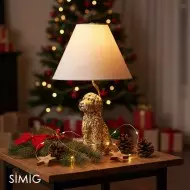 Lampka stołowa z tkanina Pawdia – Dekoracyjna lampka w zwierzęcia T195