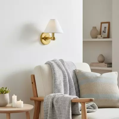 Roven Metalowy kinkiet - lampa ścienna do salonu T424