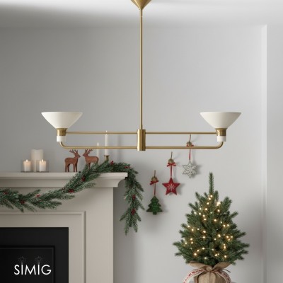 Elegancka Lampa Wisząca Juliette – Regulowana Porcelanowa Lampa do Restauracji i Domu T126