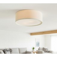 Lampa sufitowa z lnu Dumora – Korytarz i salon T001