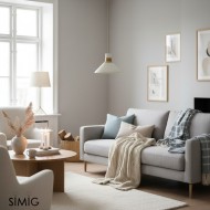 Calvor Elegancka lampa wisząca w brązie i porcelanie – Idealna do biura i salonu T127