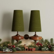 Kinkiet ścienny Chrona Rho Fabric Sculpt – artystyczny, współczesny styl T122