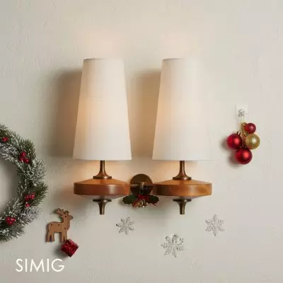 Lampada da parete Chrona Rho Fabric Sculpt - Stile contemporaneo artistico T122