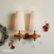 Kinkiet ścienny Chrona Rho Fabric Sculpt – artystyczny, współczesny styl T122